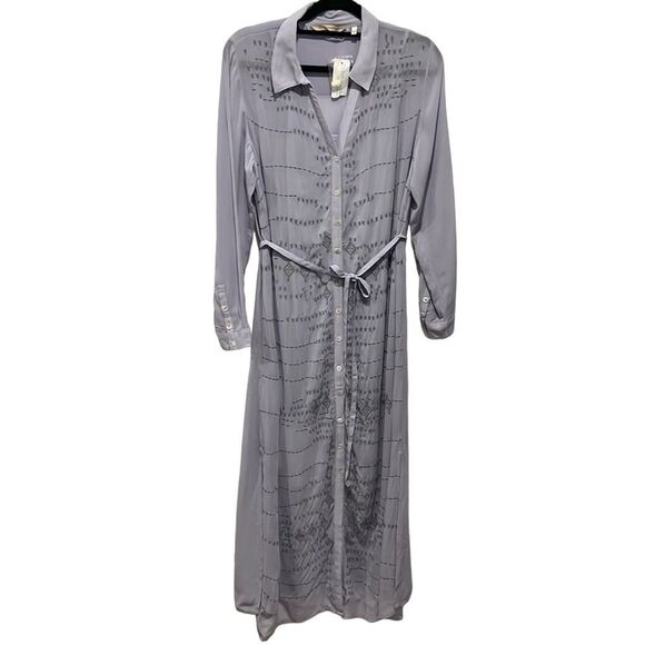 Soft Surroundings Mallorca embroidered sheer maxi dress size S NWT - Picture 2 of 10